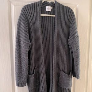 Oversized cardigan sweater